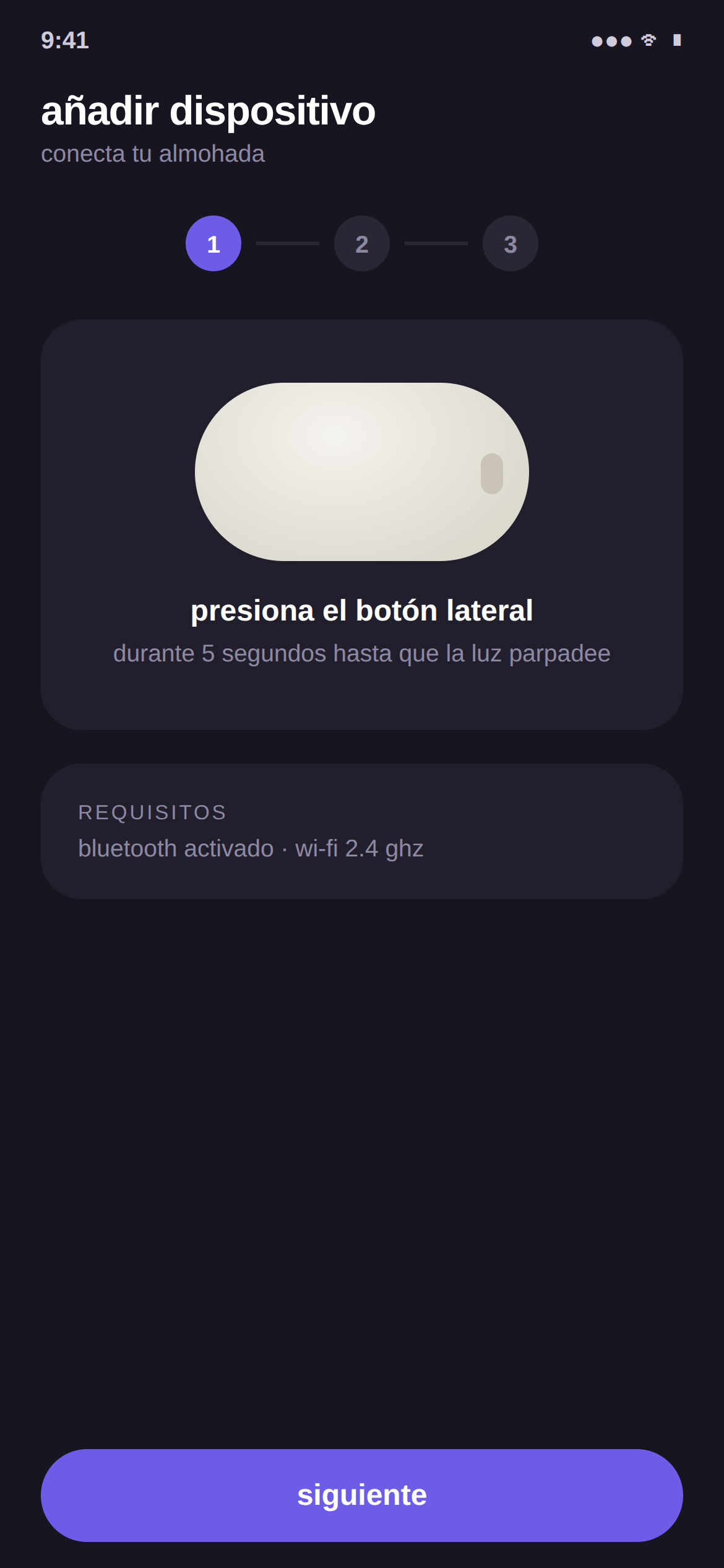 pantalla de la app restlab